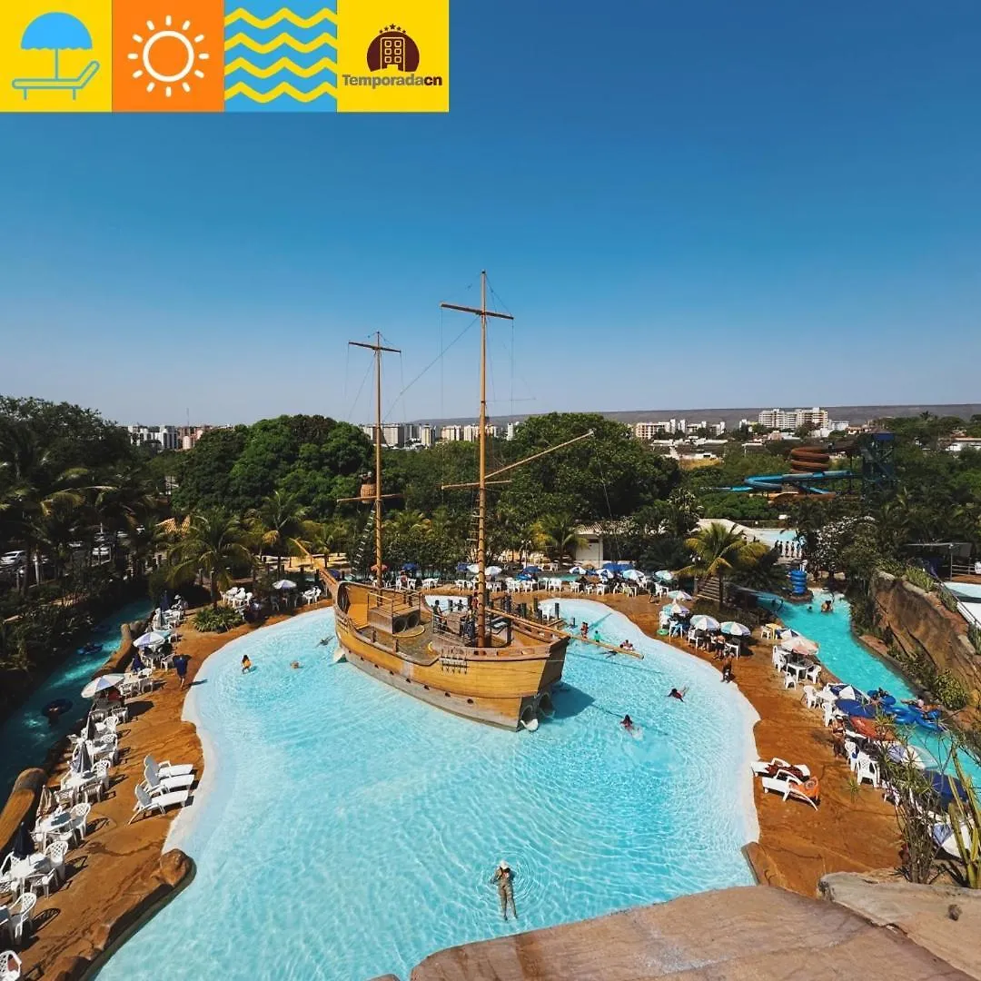 Aparthotel Piazza Diroma Com Acesso Ao Acqua Park - Gabriel à Caldas Novas