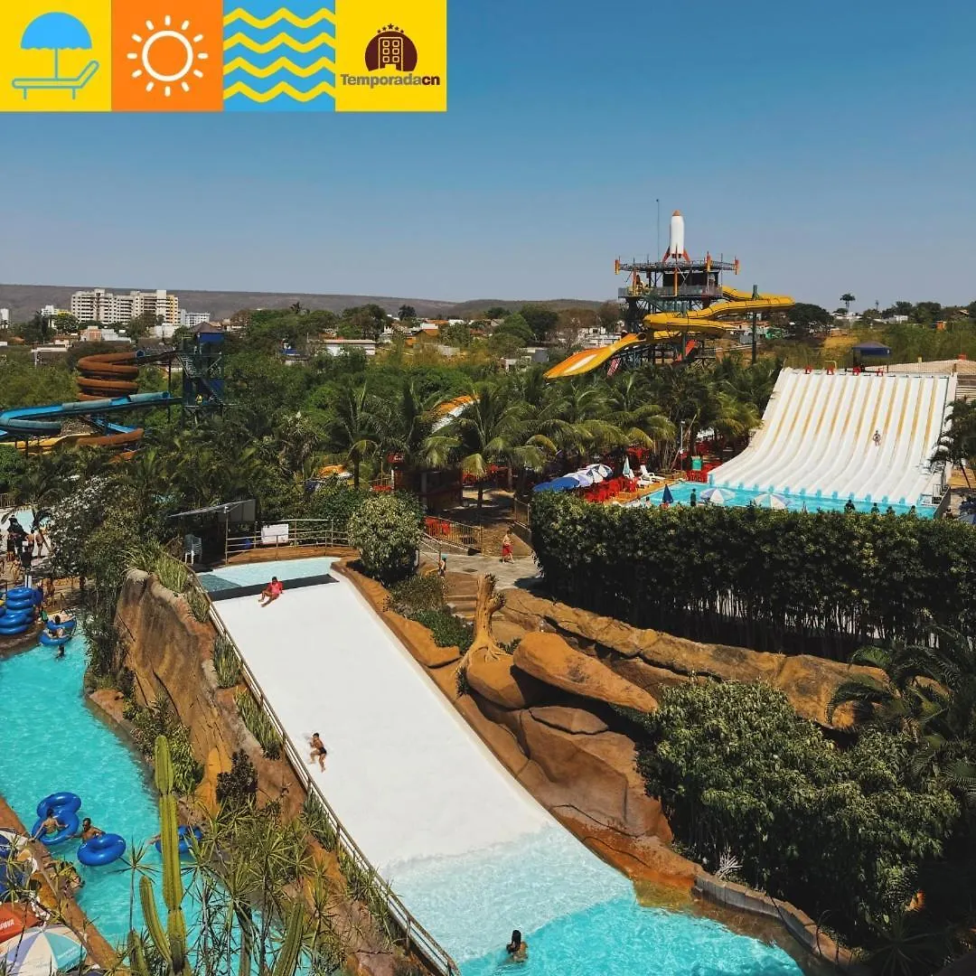 Aparthotel Piazza Diroma Com Acesso Ao Acqua Park - Gabriel à Caldas Novas